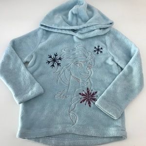 Disney Frozen Elsa Hooded Plush Sweatshirt